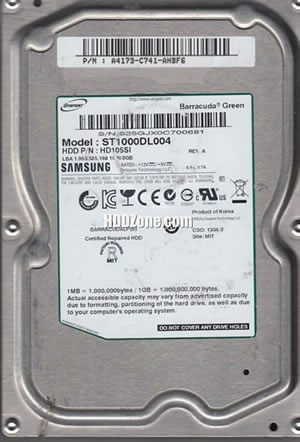 Samsung HDD ST1000DL004