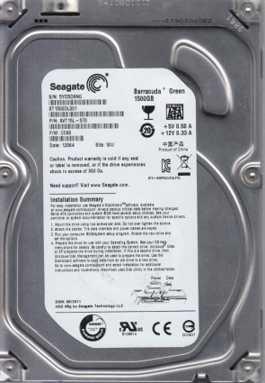 Seagate HDD ST1500DL001