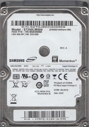 Samsung HDD ST250LM004