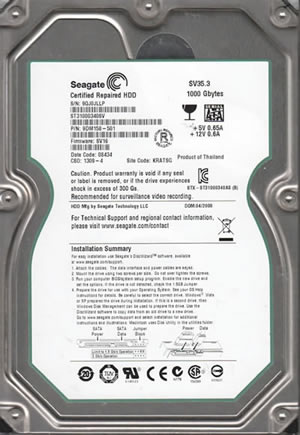 Seagate HDD ST31000340SV
