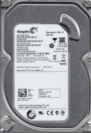 Seagate HDD ST3320413AS
