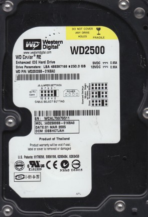 Western Digital HDD WD2500SB