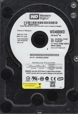 Western Digital HDD WD4000KD-00NAB0