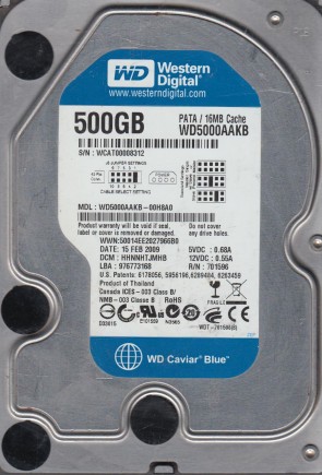 Western Digital HDD WD5000AAKB