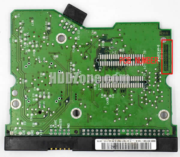 Western Digital WD1600BB PCB Board 2060-001160-001