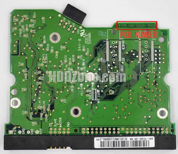 Western Digital WD2500JB PCB Board 2060-701265-001