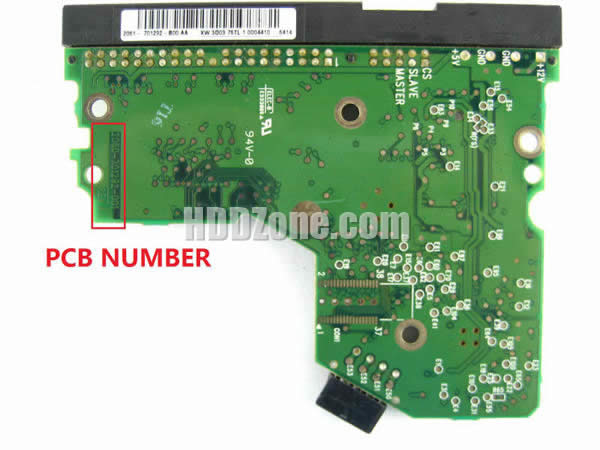Western Digital WD2500SB PCB Board 2060-701292-001