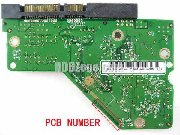 Western Digital WD1600AAJS PCB Board 2060-701552-003
