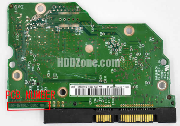 Western Digital WD3200AAJS PCB Board 2060-701578-001