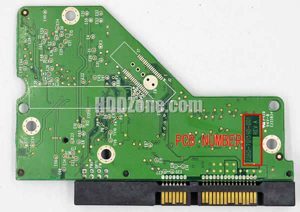 Western Digital WD10EADS PCB Board 2060-701590-001
