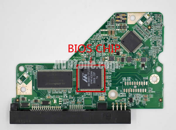 Western Digital WD10EVDS PCB Board 2060-701640-001