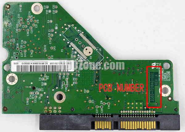 Western Digital WD7500AVDS PCB Board 2060-701640-001