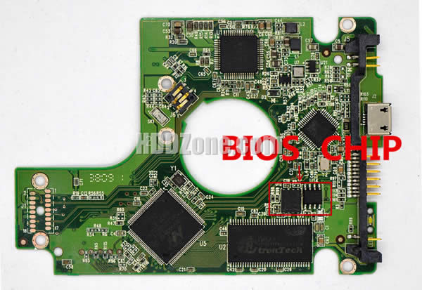 Western Digital WD7500KMVV PCB Board 2060-701675-001