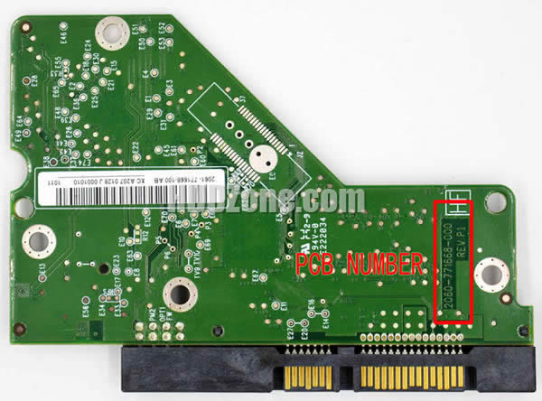 Western Digital WD1001FALS PCB Board 2060-771668-000