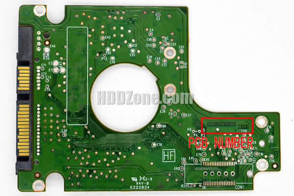 Western Digital WD400BB PCB Board 2060-771672-001
