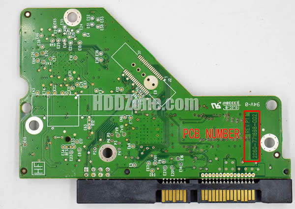 Western Digital WD30EZRS PCB Board 2060-771698-002
