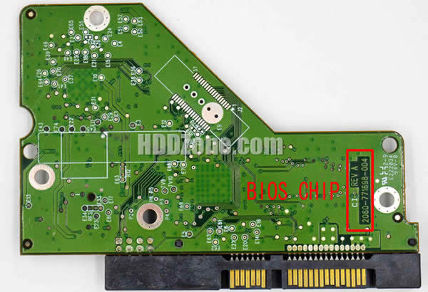 Western Digital WD25EZRX PCB Board 2060-771698-004
