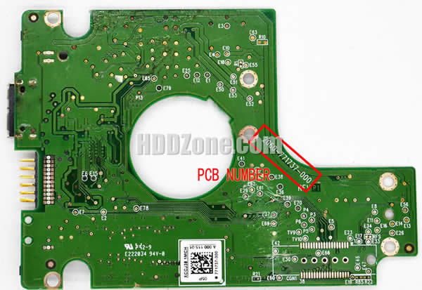 Western Digital WD5000BMVW PCB Board 2060-771737-000