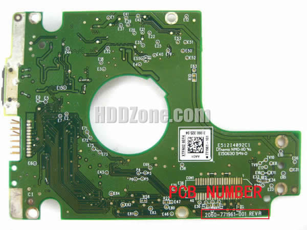 771961-R01 AA WD USB 2.5 PCB Repair For  WD20NMVW-11EDZS7 