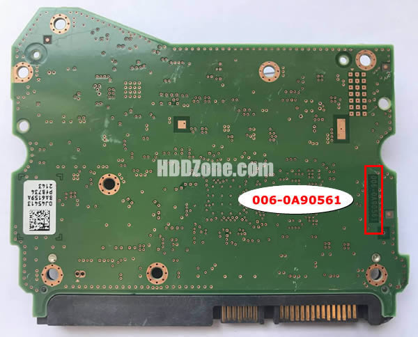 WD100EFAX WD PCB 006-0A90561
