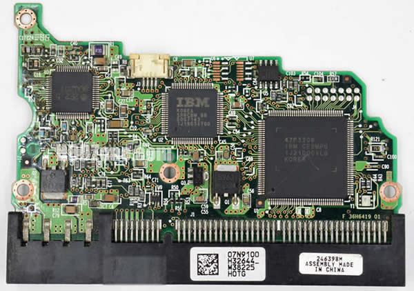 (image for) IC35L080AVVA07-0 IBM PCB 07N9100