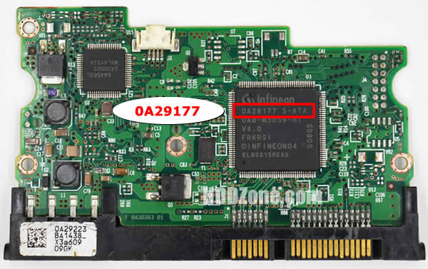 HDT722525DLA380 Hitachi PCB 0A29177