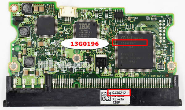HDS722516VLAT80 Hitachi PCB 0A30212