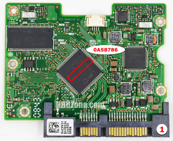 (image for) Hitachi PCB OA58786/0A58786