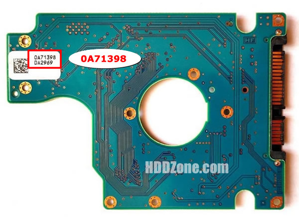 HTS545050B9A300 Hitachi PCB 0A71398 - $36.00 - HDDzone.com