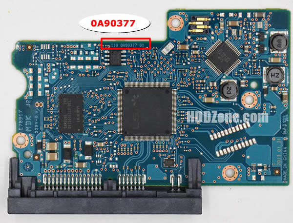 Hitachi 0J11563 PCB Circuit Hard Drive Controller Board P/N 110 0A90269 01