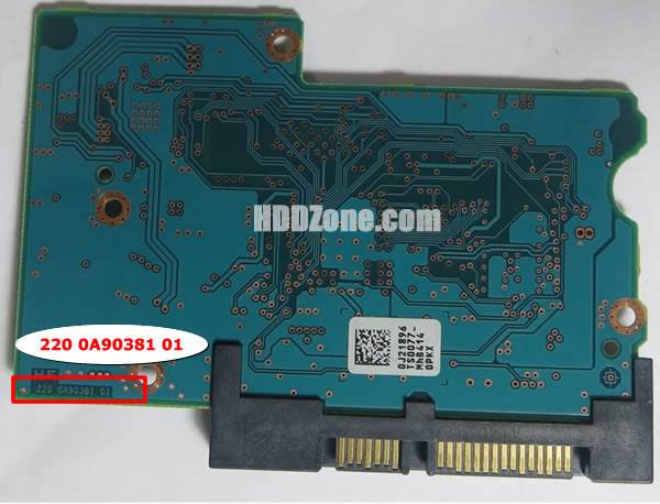 HDS721010DLE630 Hitachi PCB 0A90381