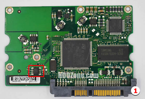 ST3160812AS Seagate PCB 100387575
