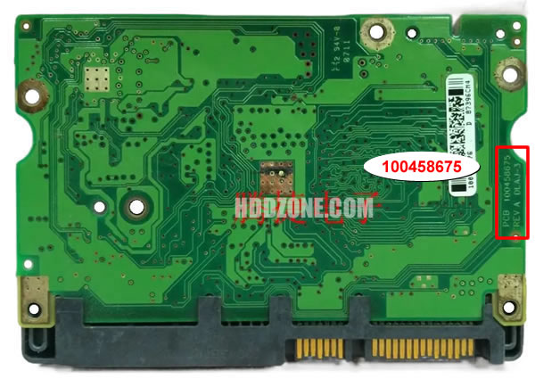 Seagate 100458675 PCB