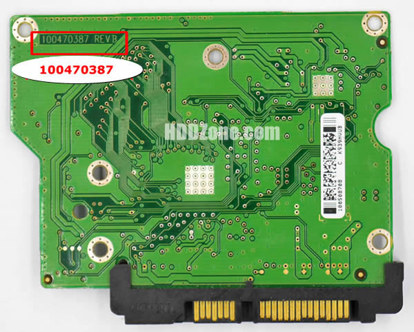 ST380215AS Seagate PCB 100470387