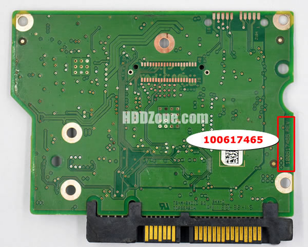 ST2000VX002 Seagate PCB 100617465 REV A / B