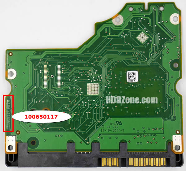 ST31000524AS Seagate PCB 100650117