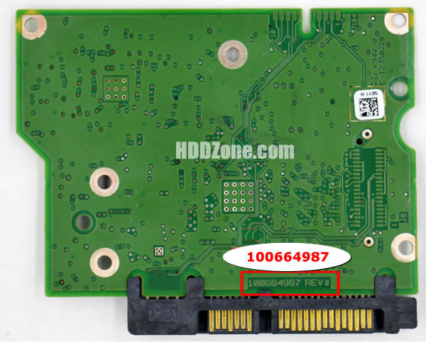 ST2000DM001 Seagate PCB 100664987 REV A