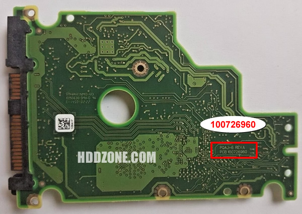 Seagate PCB 100726960