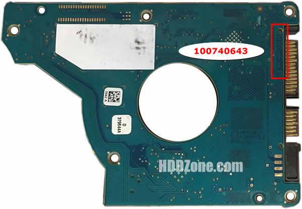 Seagate kretskort för hårddisk 100740643