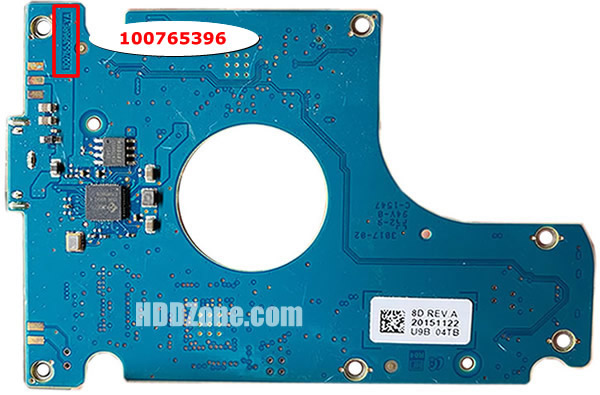 Seagate PCB 100765396