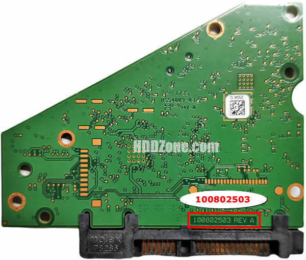 ST5000DM003 Seagate PCB 100802503