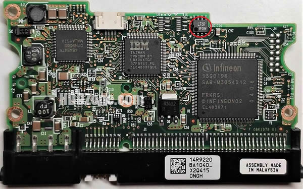 HDS722580VLAT20 Hitachi PCB 14R9220