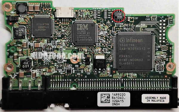 HDS722516VLAT20 Hitachi PCB 14R9220