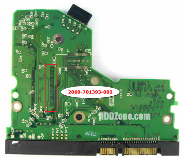 Modal Additional Images for WD3200YS WD PCB 2060-701393-002 REV B