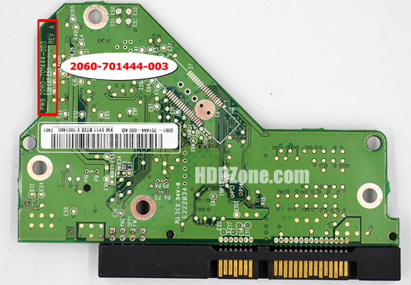 WD2500AAKS WD PCB 2060-701444-003 REV A