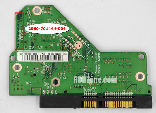 WD5000AAVS WD PCB 2060-701444-004 REV A