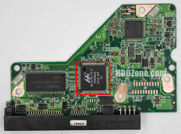 WD5000ABYS WD PCB 2060-701477-001 REV A
