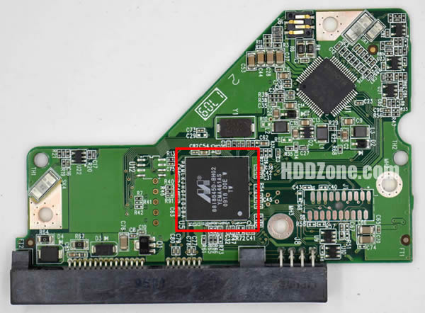 PCB Contrôleur 2060-771698-004 WD10EACS-11BHUB0 Disque Dur Electronique