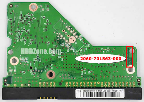 Modal Additional Images for WD 2060-701563-000 PCB