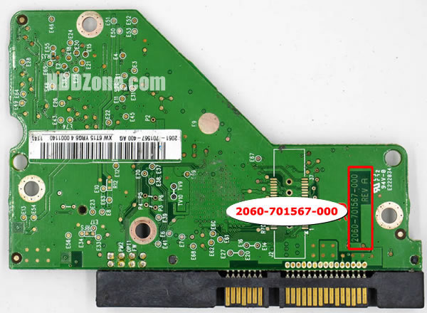 WD7502ABYS WD PCB 2060-701567-000 REV A REV P1